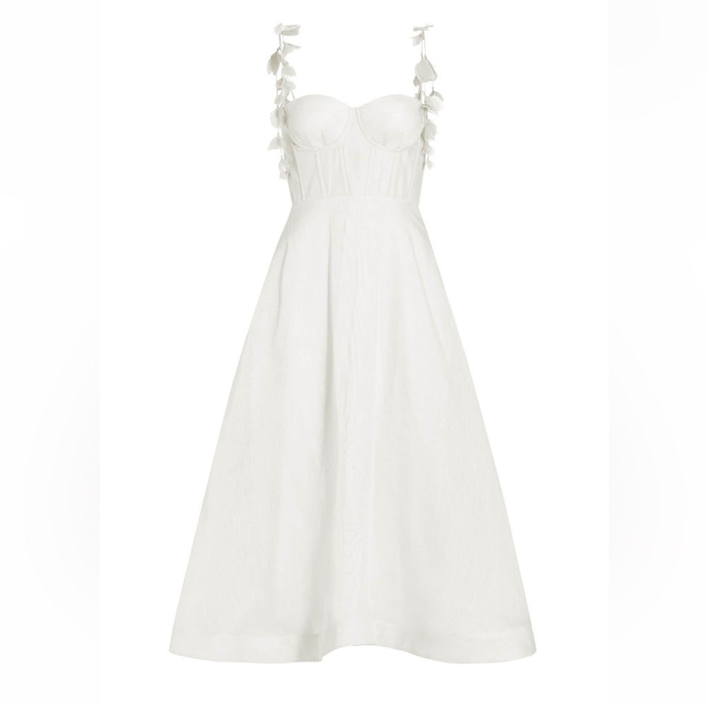 Zimmermann Wonderland Midi Corset Dress
